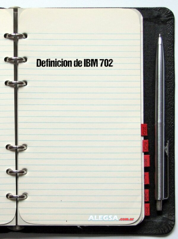 Definición de IBM 702