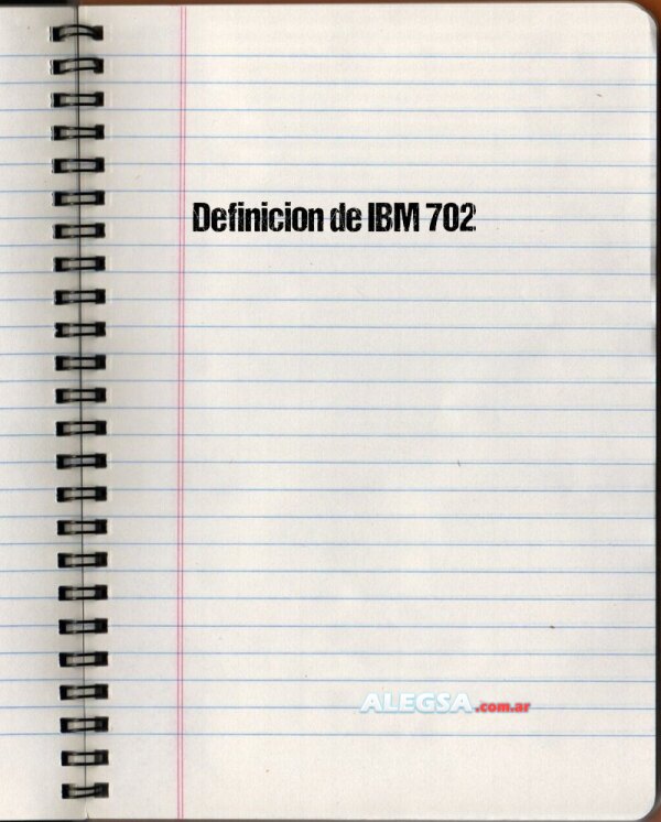 Definición de IBM 702