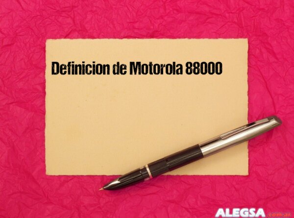 Definición de Motorola 88000