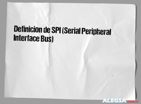 Definición de SPI (Serial Peripheral Interface Bus)
