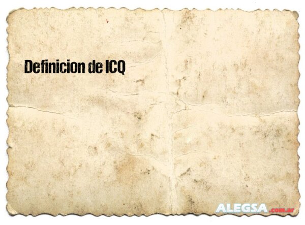 Definición de ICQ