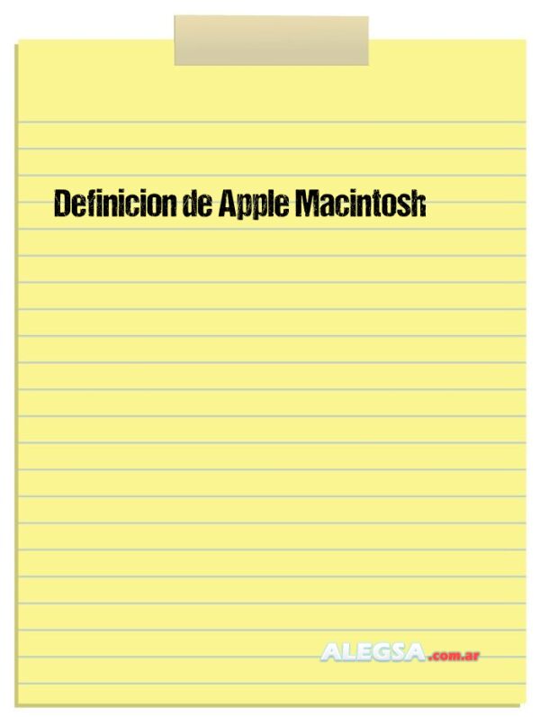 Definición de Apple Macintosh