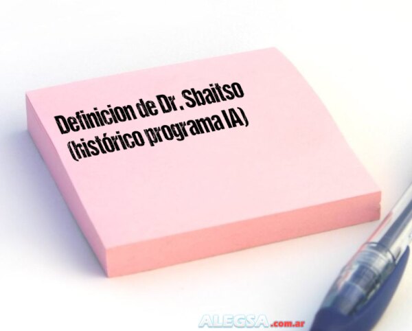 Definición de Dr. Sbaitso (histórico programa IA)