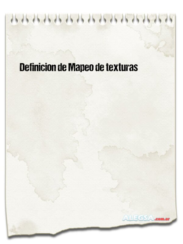 Definición de Mapeo de texturas