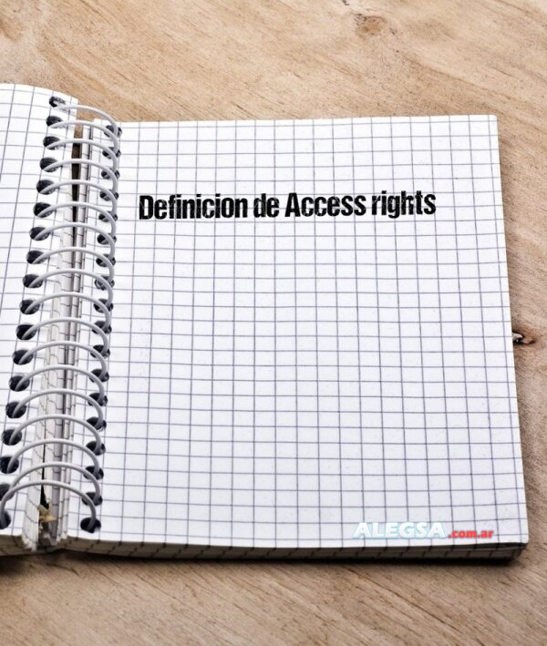 Definición de Access rights