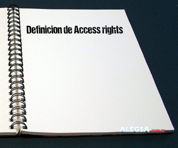 Definición de Access rights