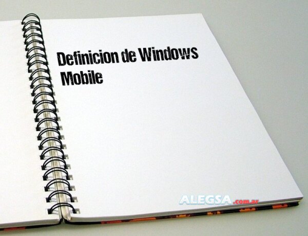 Definición de Windows Mobile