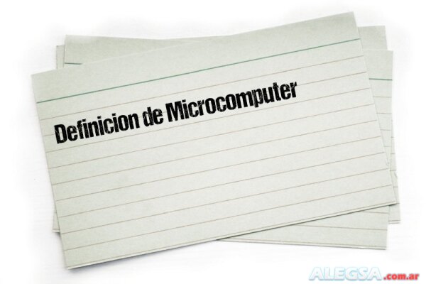 Definición de Microcomputer