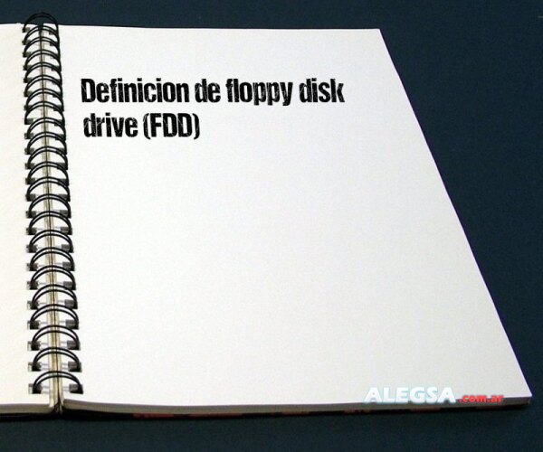 Definición de floppy disk drive (FDD)