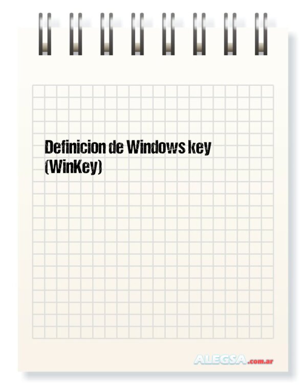 Definición de Windows key (WinKey)