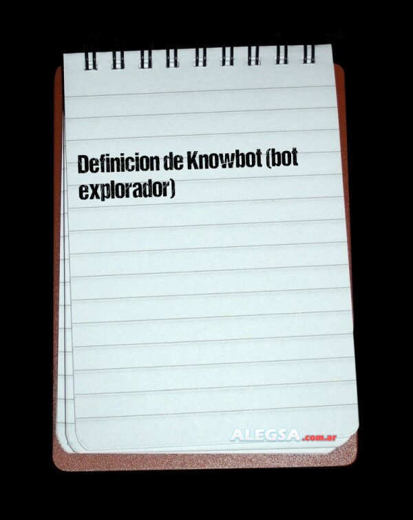 Definición de Knowbot (bot explorador)