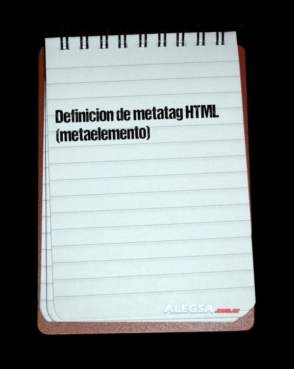 Definición de metatag HTML (metaelemento)