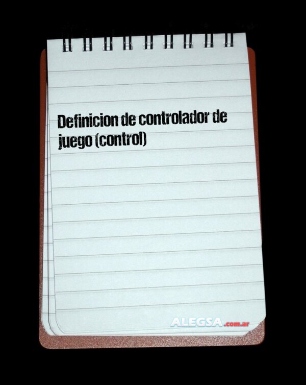 Definición de controlador de juego (control)