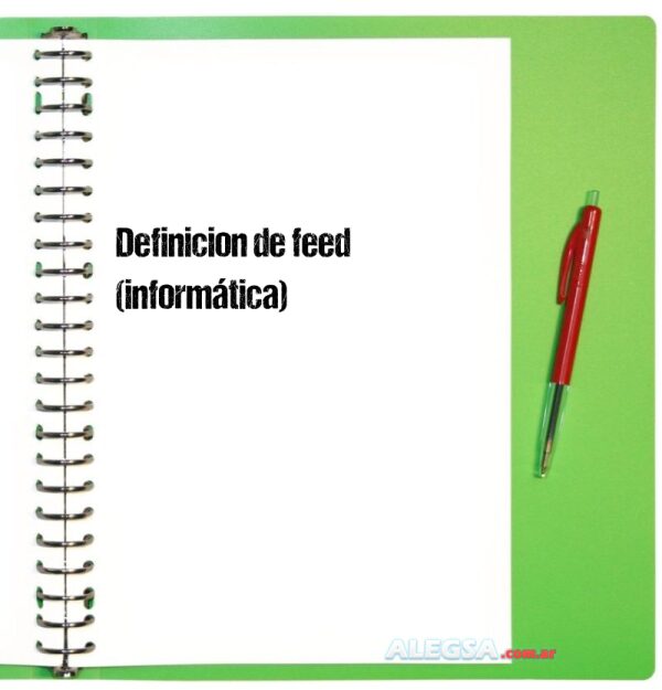 Definición de feed (informática)