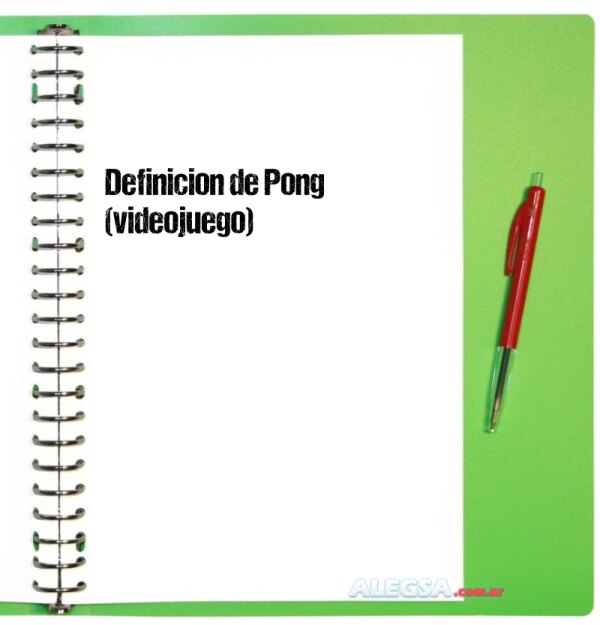 Definición de Pong (videojuego)