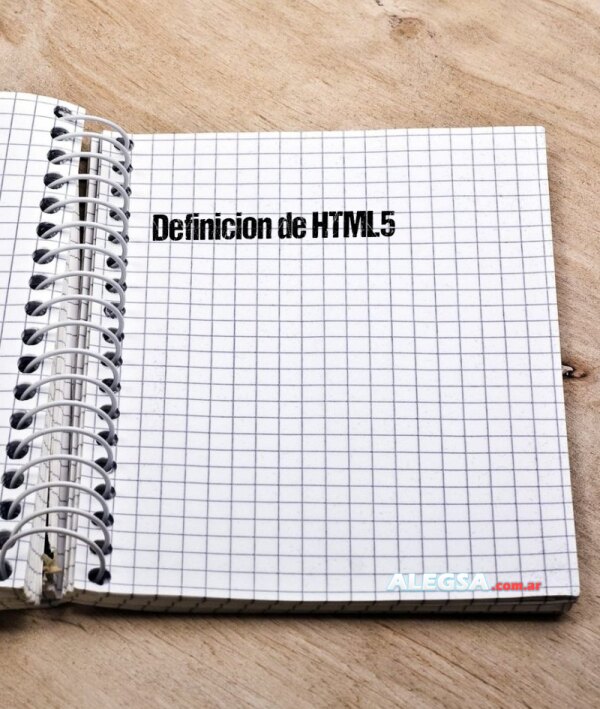 Definición de HTML5