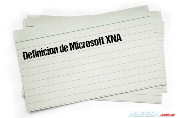 Definición de Microsoft XNA