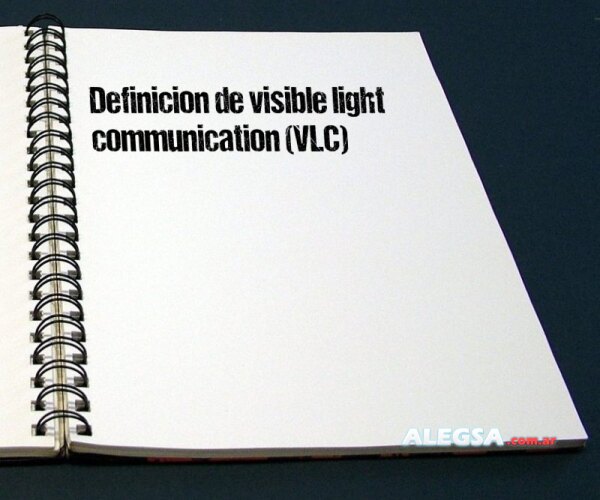 Definición de visible light communication (VLC)