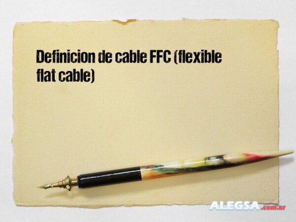 Definición de cable FFC (flexible flat cable)