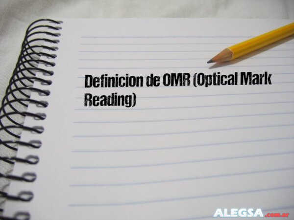 Definición de OMR (Optical Mark Reading)