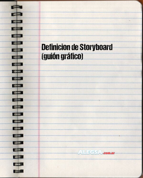 Definición de Storyboard (guión gráfico)