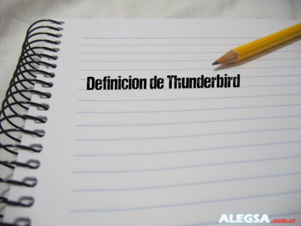 Definición de Thunderbird