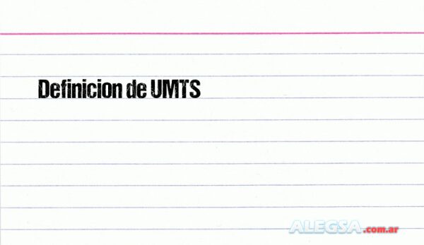 Definición de UMTS