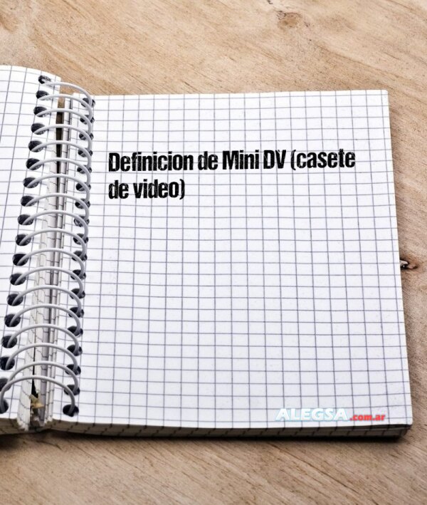 Definición de Mini DV (casete de video)
