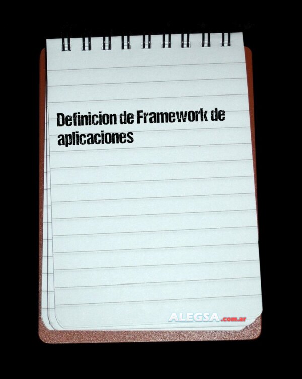 Definición de Framework de aplicaciones