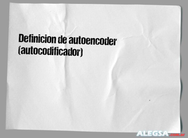 Definición de autoencoder (autocodificador)