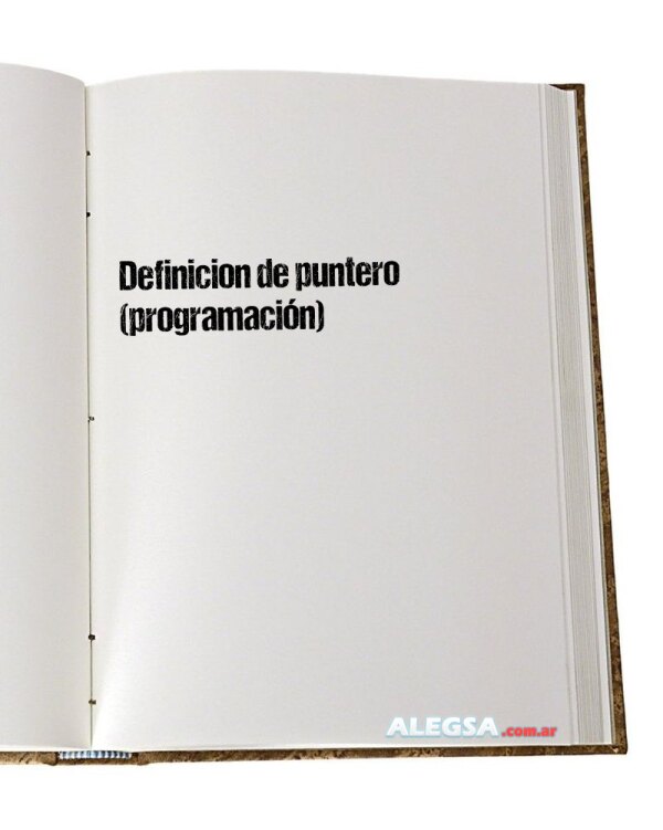 Definición de puntero (programación)