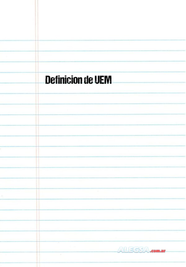 Definición de UEM