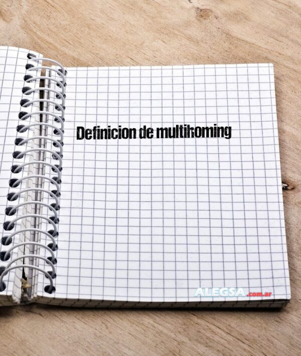 Definición de multihoming 