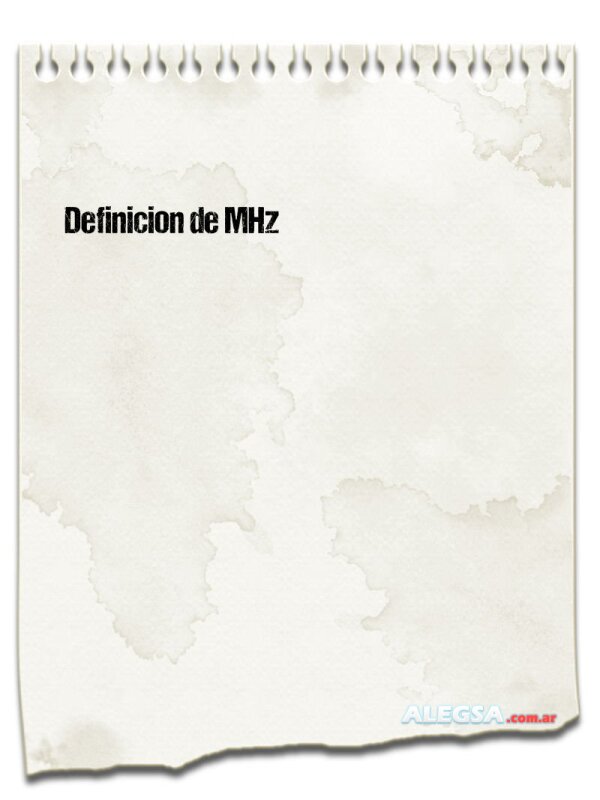 Definición de MHz