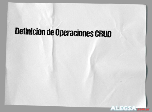 Definición de Operaciones CRUD