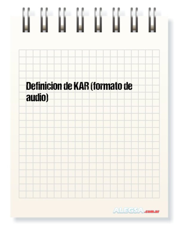 Definición de KAR (formato de audio)