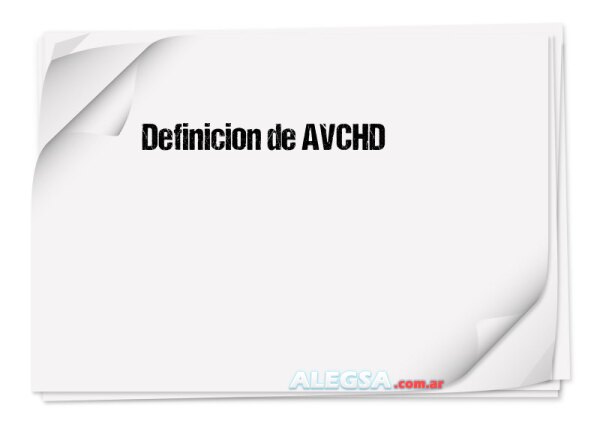 Definición de AVCHD