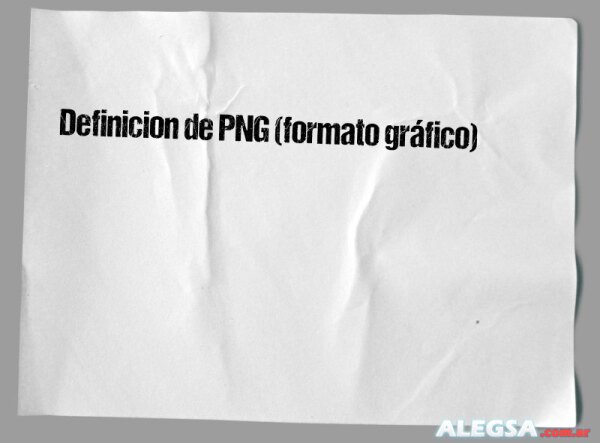 Definición de PNG (formato gráfico)