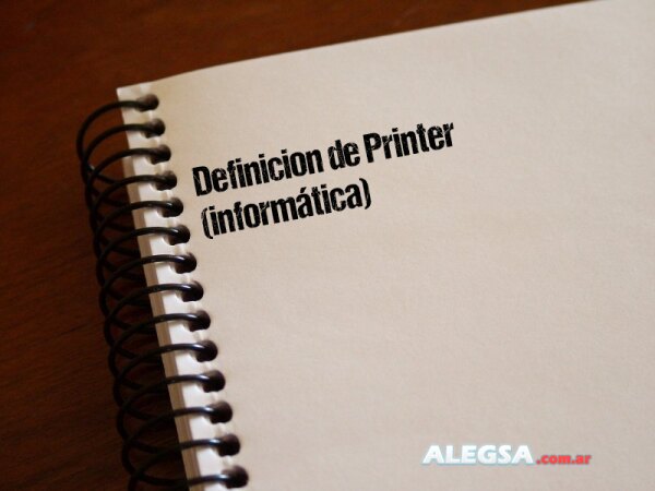 Definición de Printer (informática)