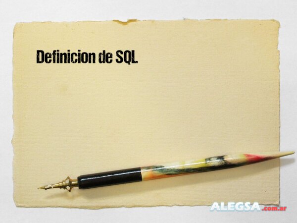 Definición de SQL