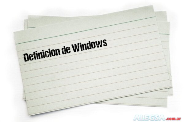 Definición de Windows