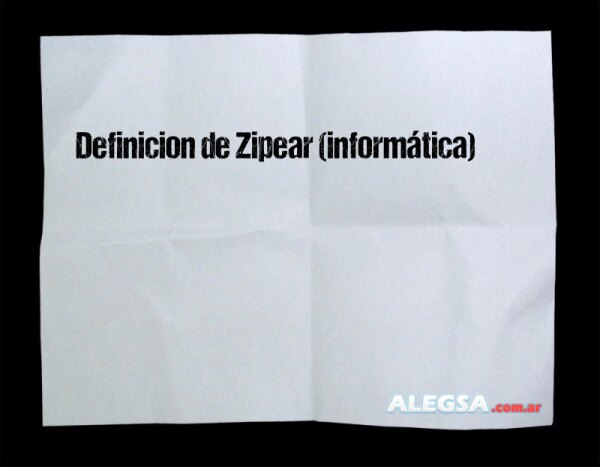 Definición de Zipear (informática)