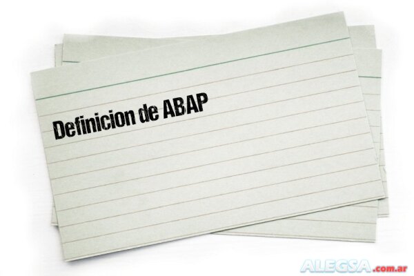 Definición de ABAP