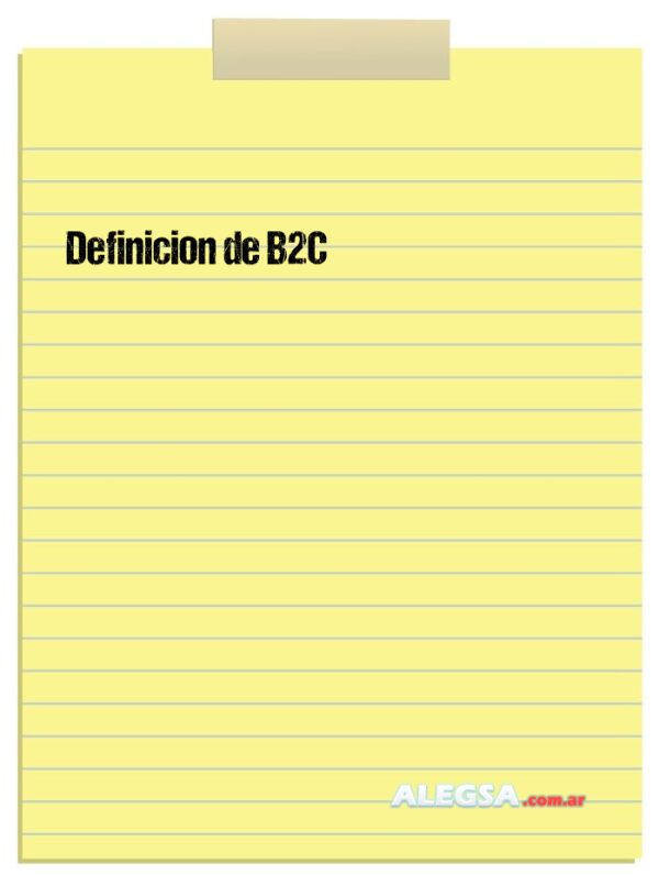 Definición de B2C