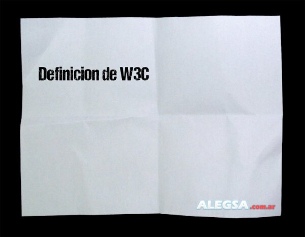 Definición de W3C