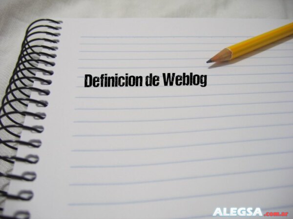 Definición de Weblog