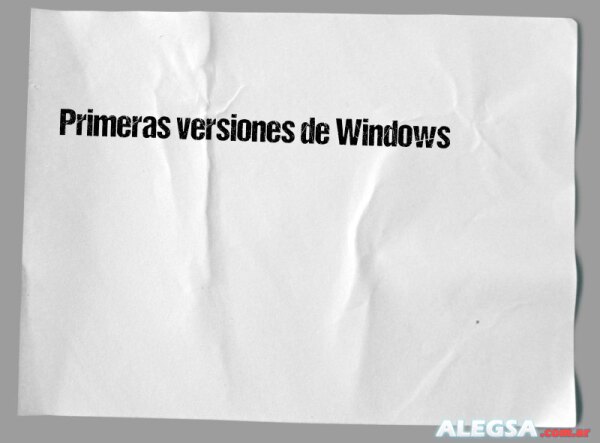 Primeras versiones de Windows (1985, 1989)