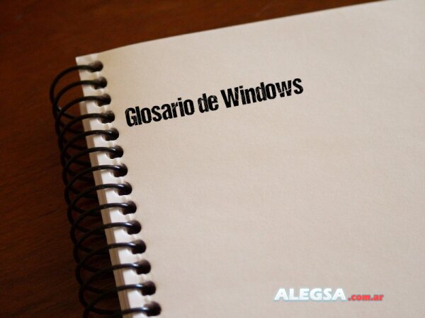 Glosario de Windows
