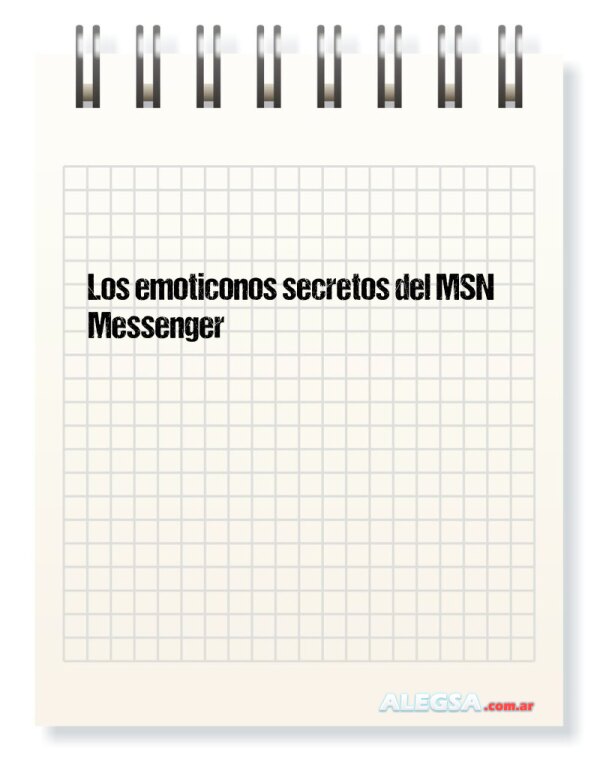 Los emoticonos secretos del MSN Messenger