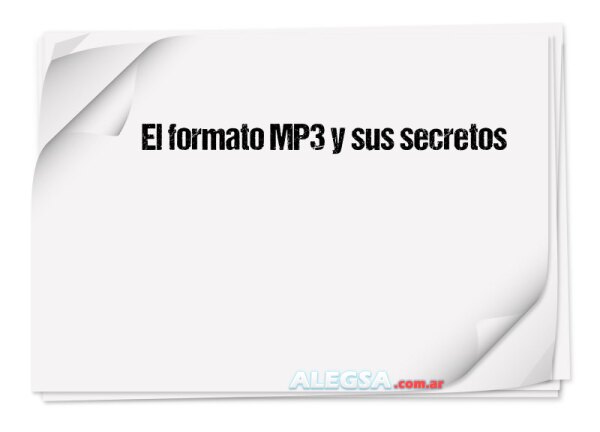 El formato MP3 y sus secretos